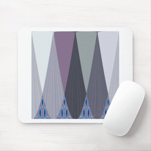 Schöne Phantastische Zickzack Design Kunst, Dichtu Mousepad (Mit Mouse)