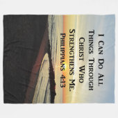 SCHÖNE PHILIPPIANER 4:13 FOTO-DESIGN FLEECEDECKE (Vorderseite (Horizontal))