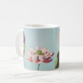 Schöne photomechanische Drucke von Lotus-Blume Kaffeetasse (Vorderseite Links)