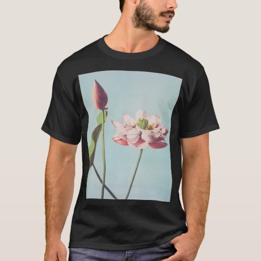 Schöne photomechanische Drucke von Lotus-Blume T-Shirt (Vorderseite)