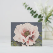 Schöne photomechanische Drucke von Peony-Blume Postkarte (Stehend Vorderseite)