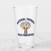 Schöne Physikaltherapie Inspirationsquelle Zitat Glas (Vorderseite)