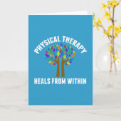 Schöne Physikaltherapie Inspirationsquelle Zitat Karte (Gelbe Blume)