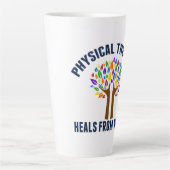 Schöne Physikaltherapie Inspirationsquelle Zitat Milchtasse (Vorderseite)