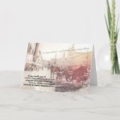 SCHÖNE PIAZZA Grußkarte Dankeskarte (Vorderseite)