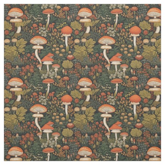 Schöne Pilze Stoff (Muster)