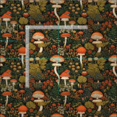 Schöne Pilze Stoff (Kachel)