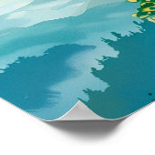 Schöne Pine Tree Poster (Ecke)