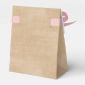 Schöne Pink Baby Carriage Baby Dusche Geschenkschachtel (Rückseite)