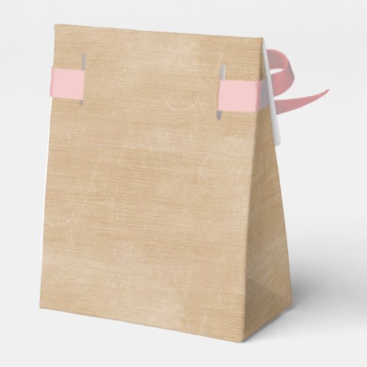 Schöne Pink Baby Carriage Baby Dusche Geschenkschachtel (Rückseite)