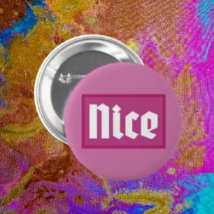 Schöne Pink Box Typografie Schaltfläche Button