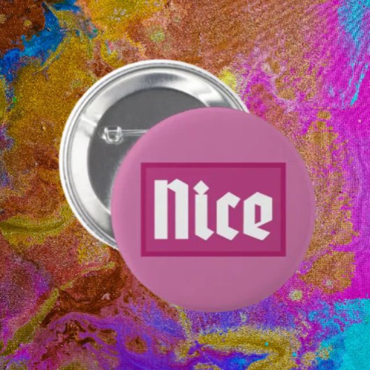 Schöne Pink Box Typografie Schaltfläche Button