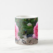 Schöne Pink Country Rose Blumengarten Tasse (Mittel)