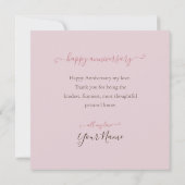 SCHÖNE PINK FLORAL ANNIVERSARY CAKE (Rückseite)