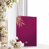 Schöne Pink Gold Palms Custom Mother Day Karte