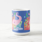 Schöne PINK HAIR Meerjungfrau spielt einen Fisch u Kaffeetasse (Mittel)