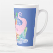 Schöne PINK HAIR Meerjungfrau spielt einen Fisch u Milchtasse (Rechts)