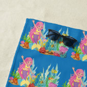Schöne PINK HAIR Meerjungfrau Strandtuch (Beispiel)