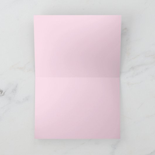 Schöne Pink Lilies Karte (Innenseite)