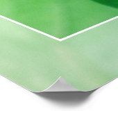 Schöne Pink Lotus Bud Blume Grünes Leaf Blossom Poster (Ecke)