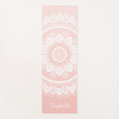 Schöne Pink Mandala Übungsyoga Mat Yogamatte (Vorderseite)