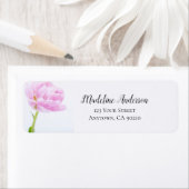 Schöne Pink Peony | Benutzerdefinierte Rücksendead (Insitu)