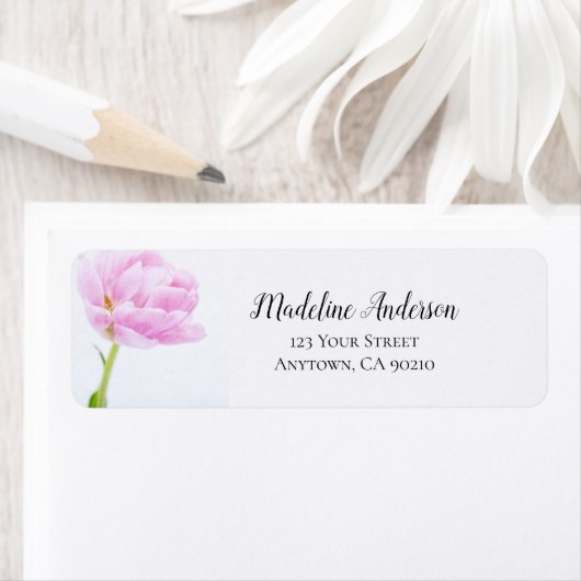 Schöne Pink Peony | Benutzerdefinierte Rücksendead (Insitu)