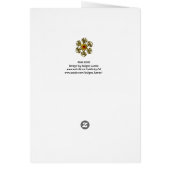 SCHÖNE PINK ROSE AQUA BLUE DAMASK Muttertag (Hinten)