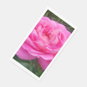 Schöne Pink Rose Blume "Leonardo Da Vinci" Serviette (Ecke)