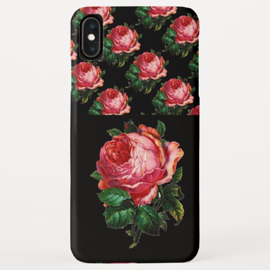 SCHÖNE PINK ROSE Case-Mate iPhone HÜLLE (Rückseite)