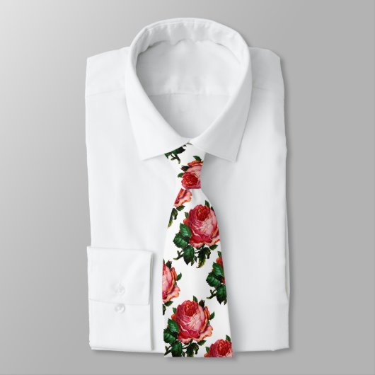 SCHÖNE PINK ROSE KRAWATTE (Gebunden)