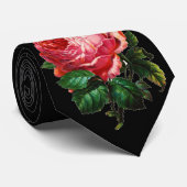 SCHÖNE PINK ROSE KRAWATTE (Gerollt)