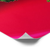 SCHÖNE PINK ROSE POSTER (Ecke)