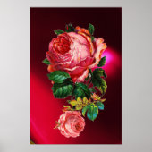 SCHÖNE PINK ROSES POSTER (Vorne)