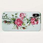 SCHÖNE PINK ROSES UND ROSENKNOSPE Case-Mate iPhone HÜLLE (Rückseite (Horizontal))