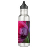 Schöne PInk und Lila Poppy-Blume Edelstahlflasche (Rechts)