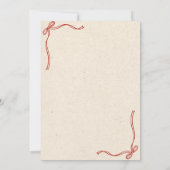 Schöne Pizza und erwachsener Wein zum Geburtstag Einladung (Rückseite)