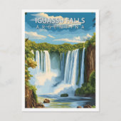 Schöne Place Iguassu Falls Argentina Travel Postkarte (Vorderseite)