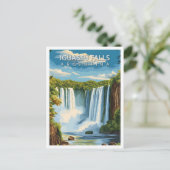 Schöne Place Iguassu Falls Argentina Travel Postkarte (Stehend Vorderseite)