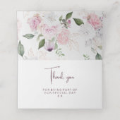 Schöne Platzkarten für Blumenhochzeiten (Innenseite Aufgefaltet)