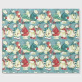 Schöne Polarbären Geschenkpapier (Flach)