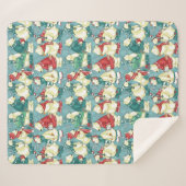 Schöne Polarbären Sherpadecke (Vorderseite (Horizontal))