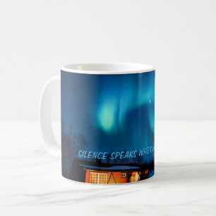 Schöne Polarlichter Kaffeetasse