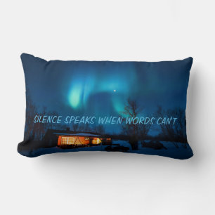 Schöne Polarlichter Lendenkissen