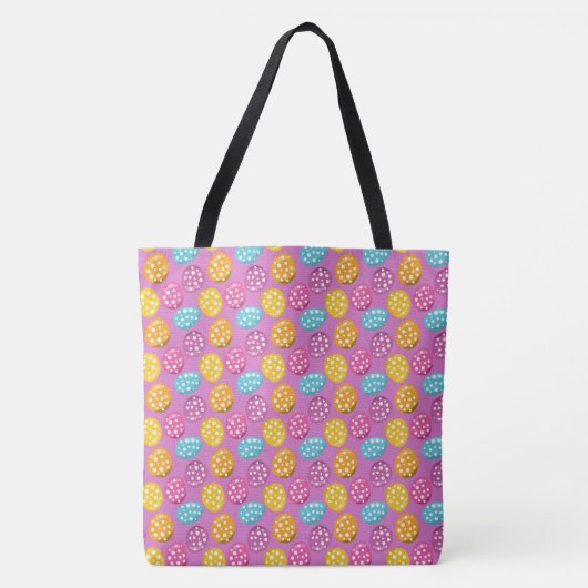 SCHÖNE POLKA DOT EASTER EIER TASCHE (Vorderseite)