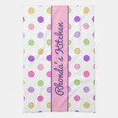 Schöne Polka Dots Geschirrtuch (Vertikal)