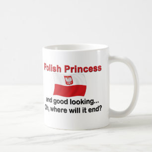Schöne polnische Prinzessin Kaffeetasse