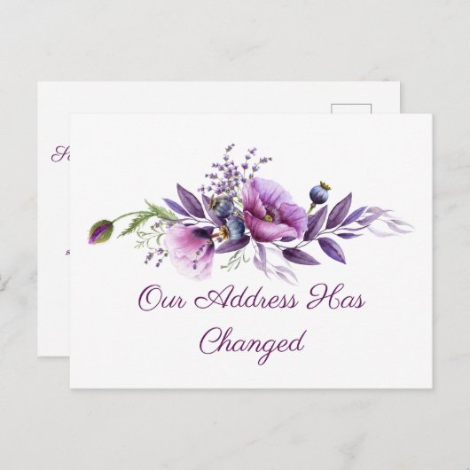 Schöne Popes Änderung der Adresse Postkarte (Vorne/Hinten)