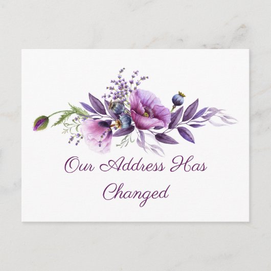 Schöne Popes Änderung der Adresse Postkarte (Vorderseite)