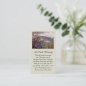 Schöne Porcupine Rim Sympathy Card Visitenkarte (Stehend Vorderseite)